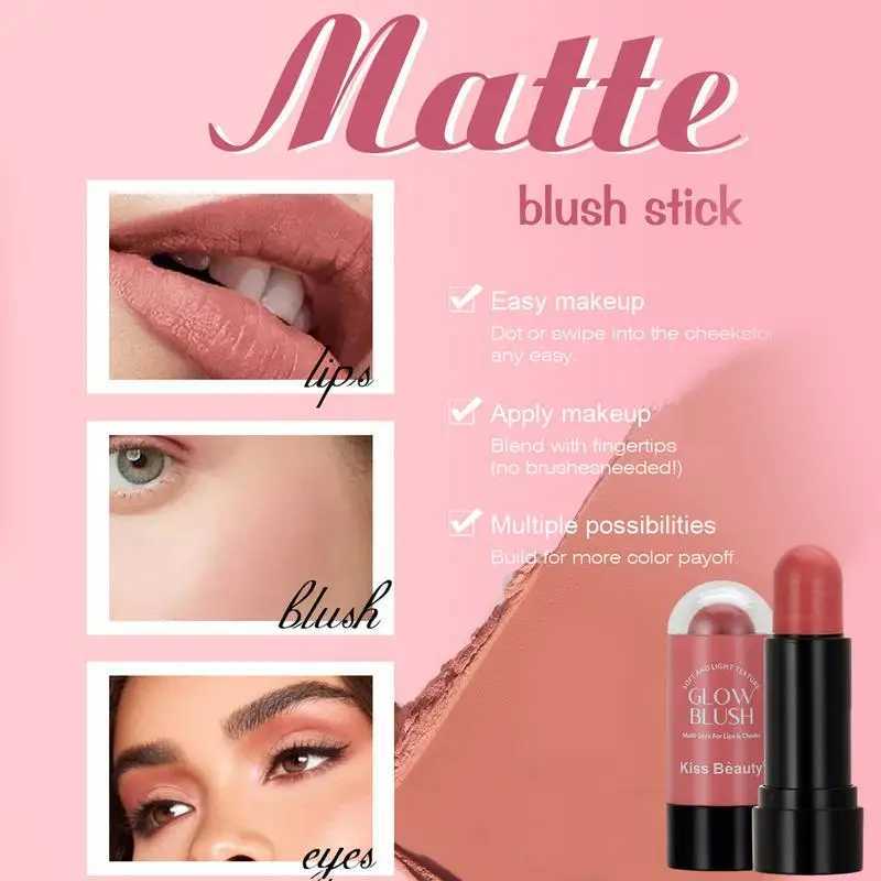 NEW Cheek Lip Tinted Moisturized B Stick Eyes Cheek and Lip Brighten Cream Bronzer Highlight Stick Matte Contour MakeupW250220