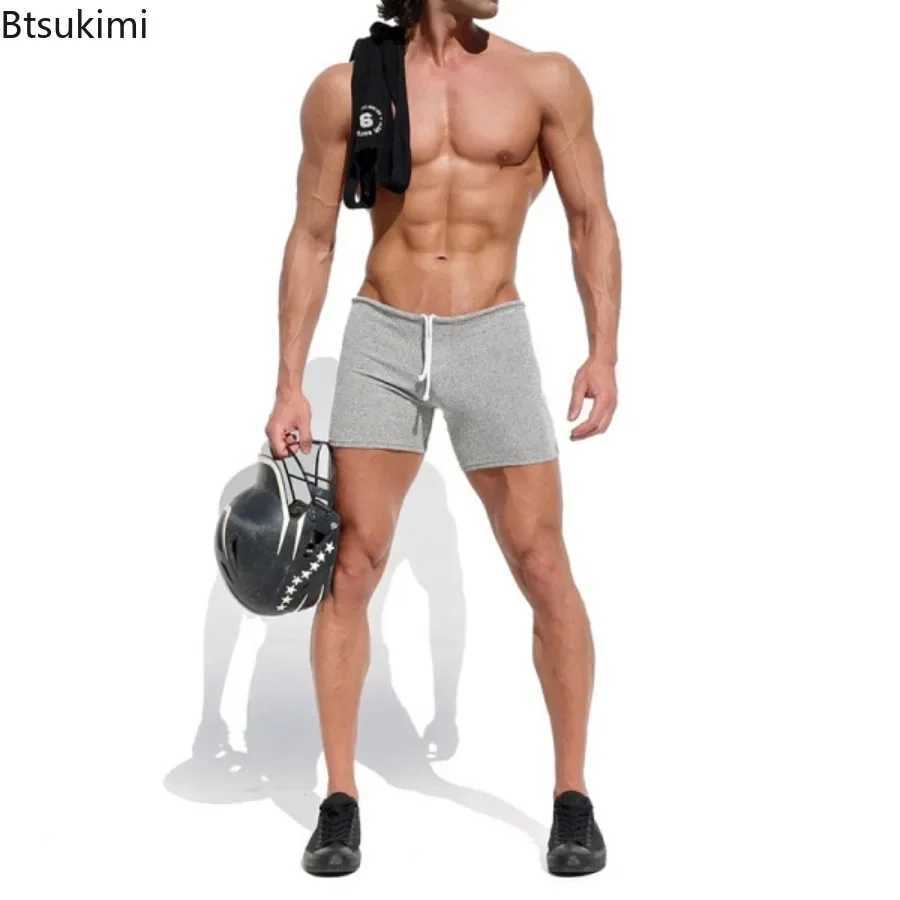 Summer fashion Pinstripe mens solid casual shorts ultra-thin pull rod sports and fitness shorts mens beach holiday surfing shorts X250220