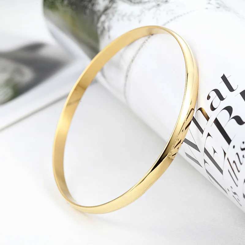 Stainl Steel 3 Color Luxury Brand r Gold Bracelet For Women Gift Fashion Bangle Silver Jewelry Free Shipping 2024XJ250219
