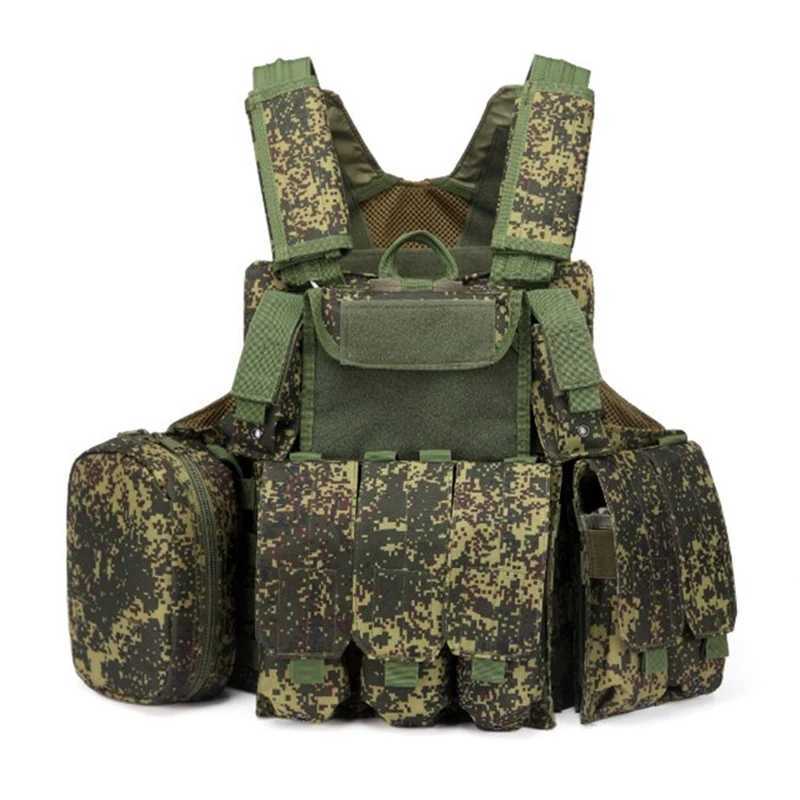 Airsoft Tactical Vest Molle Combat Assault Plate Carrier Tactical Vest CS Outdoor Clothing Hunting Paintball VestXJ250219
