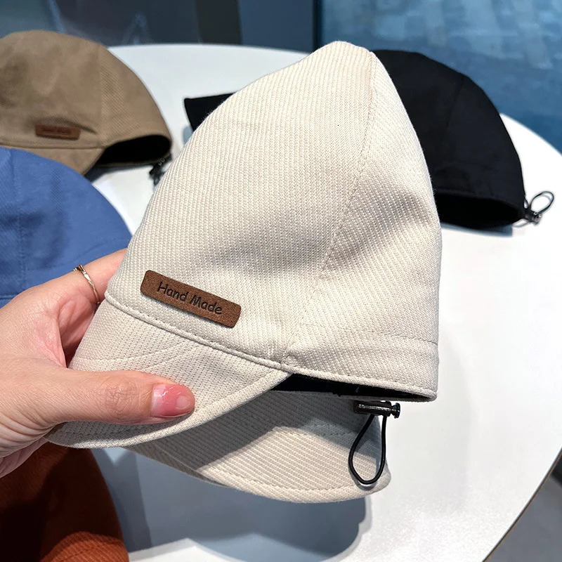 Womens Foldable Sunhat Summer Outdoor Beach Fisherman Hat Sunscreen UV Protection Cap Adjustable Cotton Wide Brim Bucket Caps 250210