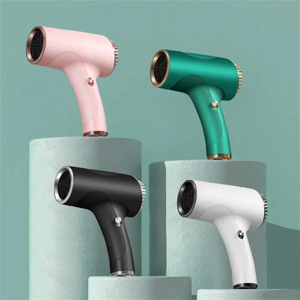 Wireless Portable Hair Dryer High Power Household Travel Speed Negative Ion Charging Dual Purpose Hair Dryer W250220