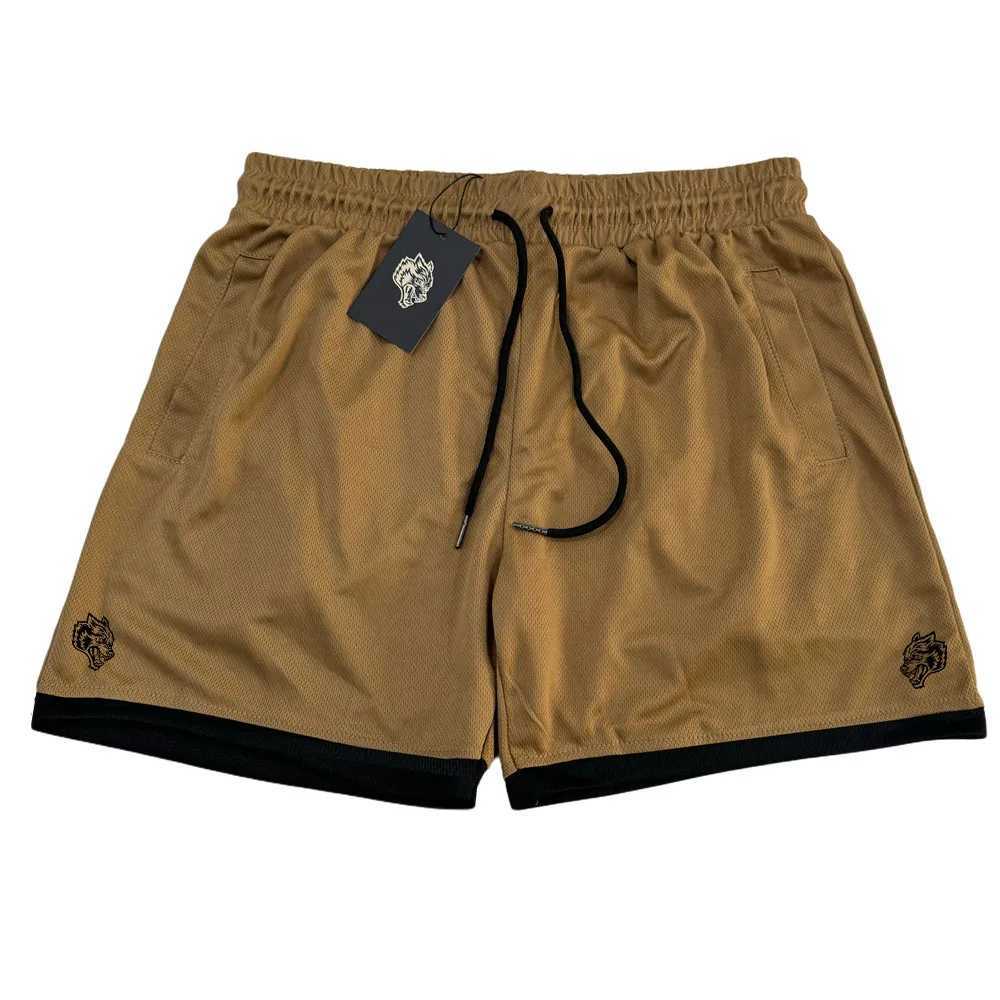 New Summer Running Shorts QuiCK Dry BreaTHable Beach Shorts Double Zipper Fitness Shorts Mens Fitness Training Shorts X250220