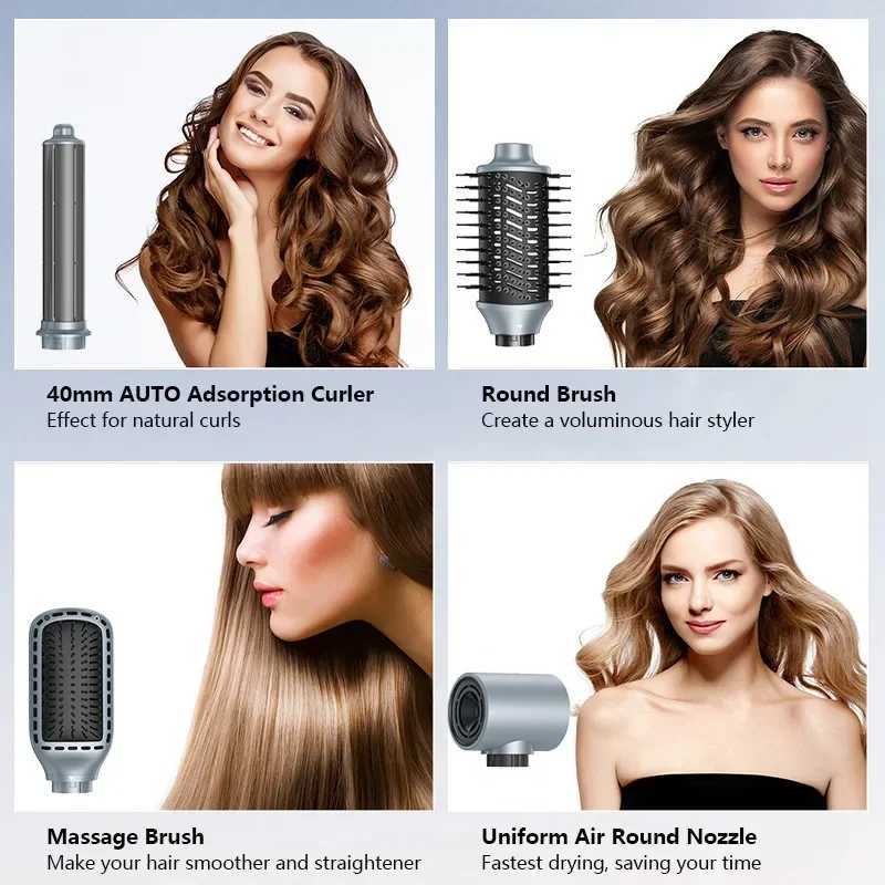 5-inch professional hair dryer with multifunctional brushless motor for quick drying of hair curls W250220
