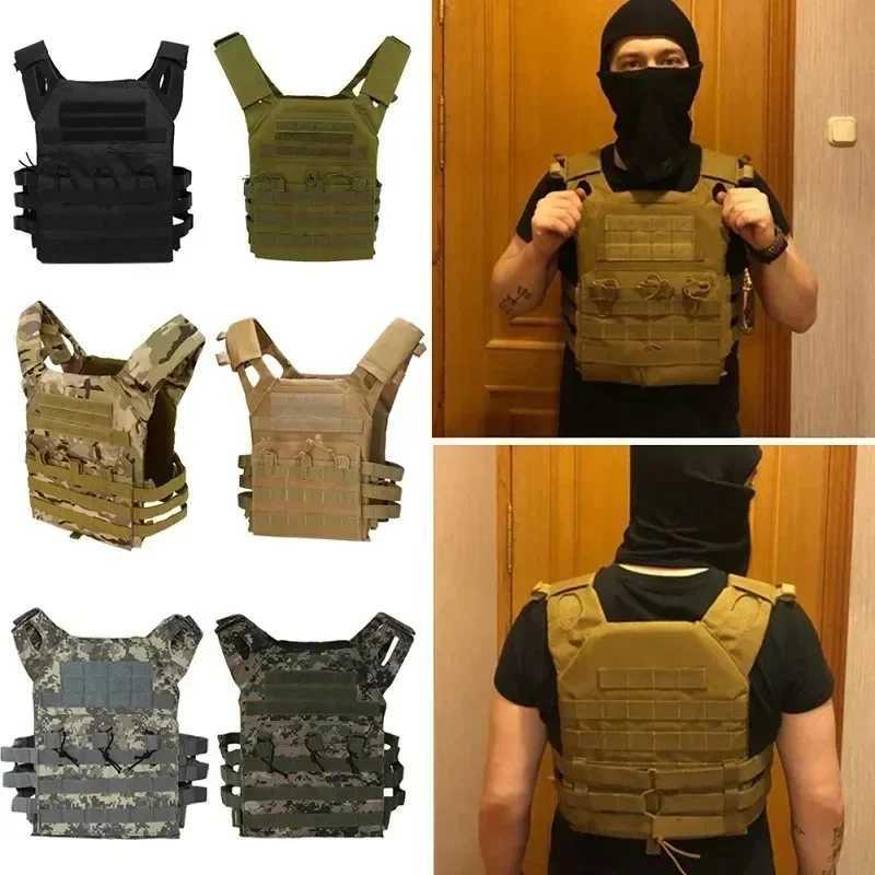 Hunting Tactical Vest Body Armor JPC Molle Plate Carrier Vest Multifunctional Outdoor Molle Training Vest Game Jungle EquipmentXJ250219