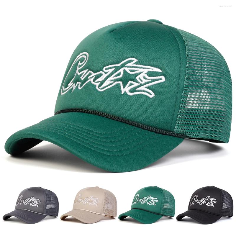 Unisex Y2K Pentagram Embroidery Baseball Caps Net Spring And Summer Outdoor Adjustable Casual Hats Sunscreen Hat