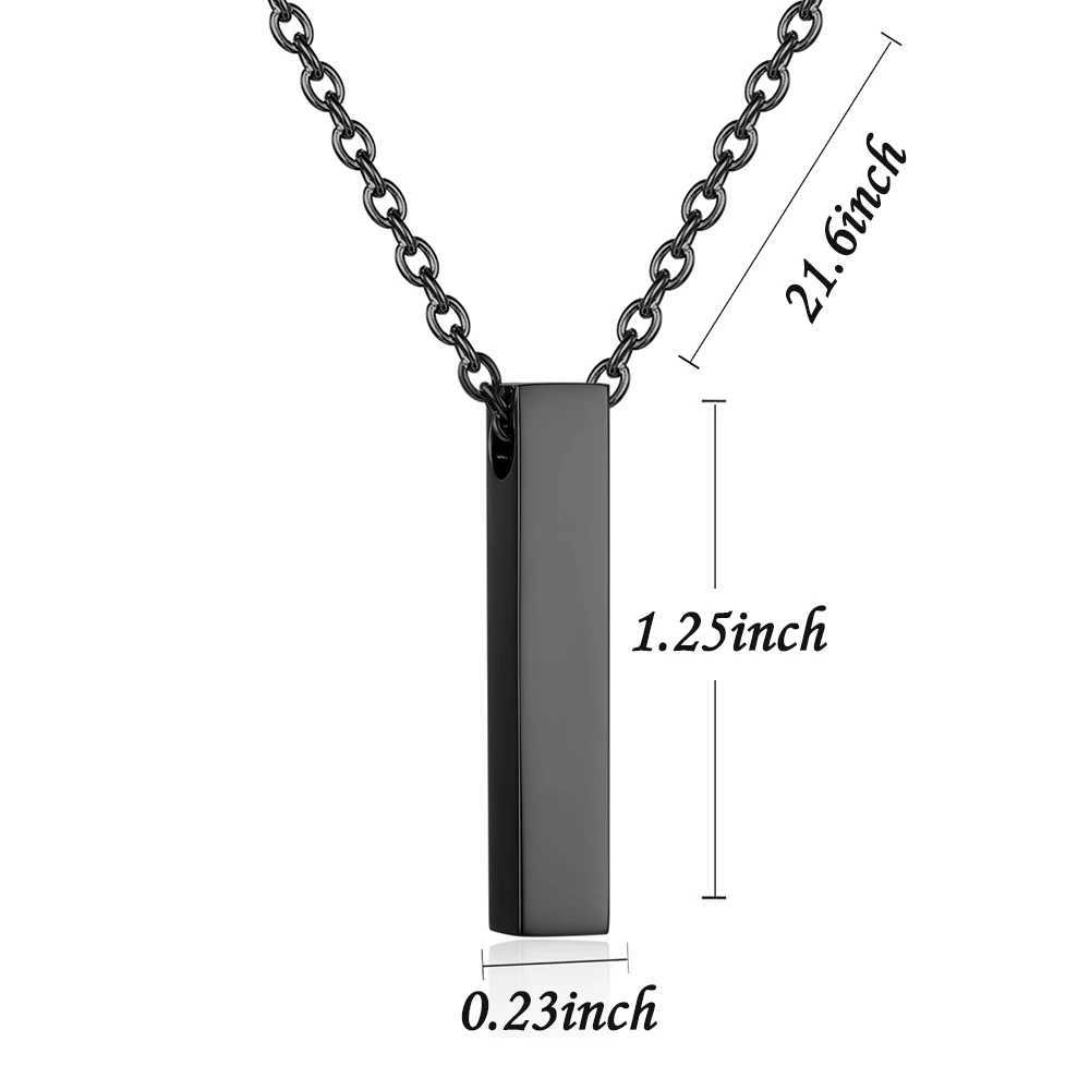 Cremation Necklace for Ashes Stainl Steel Pendant Ashes Holder Memorial JewelryXJ250219