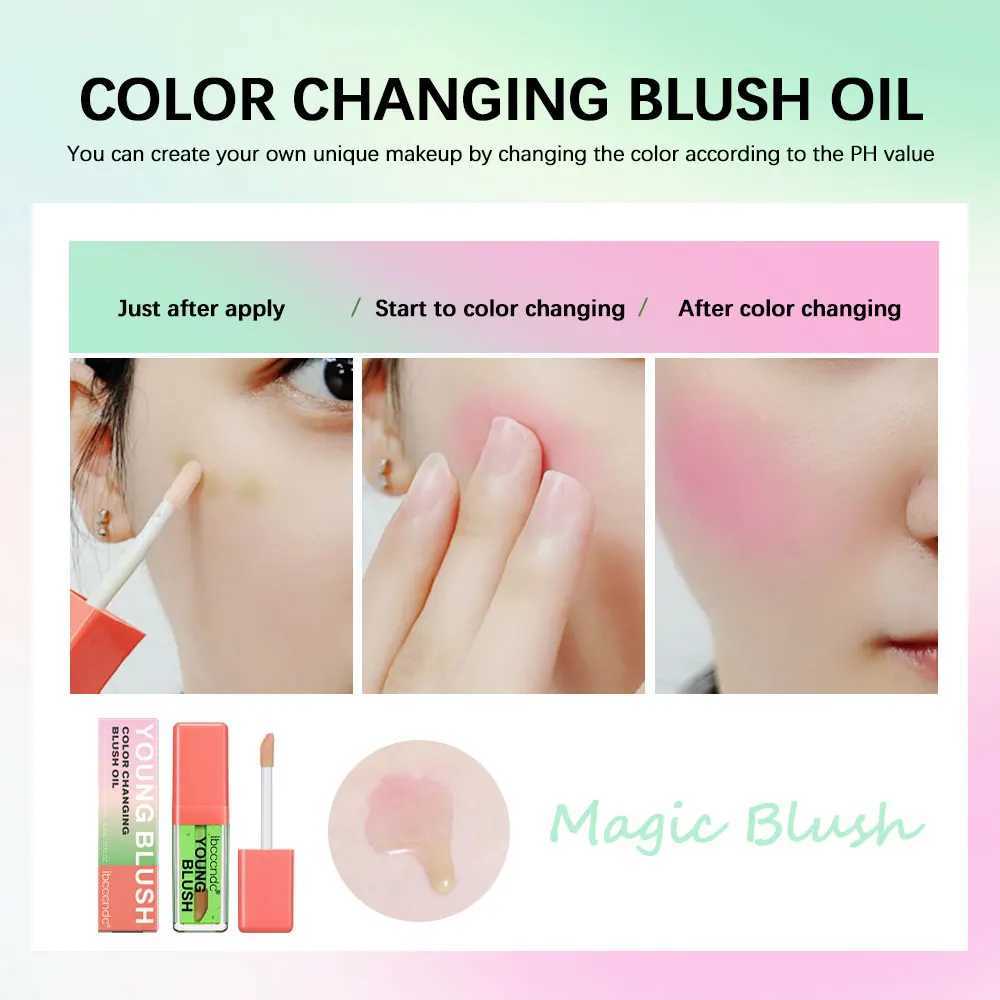 Color Change B Oil Pink Ber Moisturizing Makeup Oil For Face Cheeks Natural Ph Color Changing Liquid B 6.5mlW250220