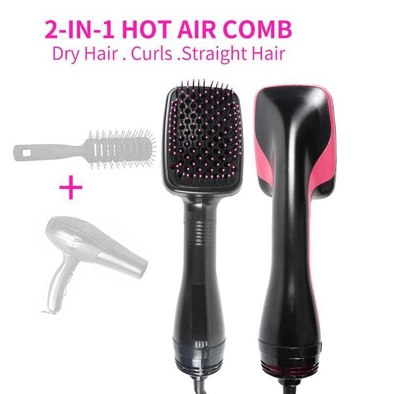 Professional Salon Multifunctional Electric Blow Tangle-free Volumizer One Step Hair Dryer Straightening Hot Air Brush For Woman W250220