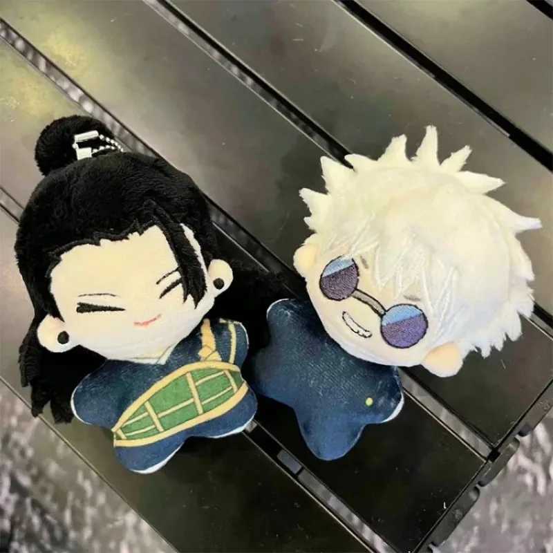 Mini Jujutsu Kaisen Plush Doll Gojo Keychain Suguru Anime Peripheral 12cm Plushie Toy Nanami Soft Cosplay Starfish Body Toy Gift W250219
