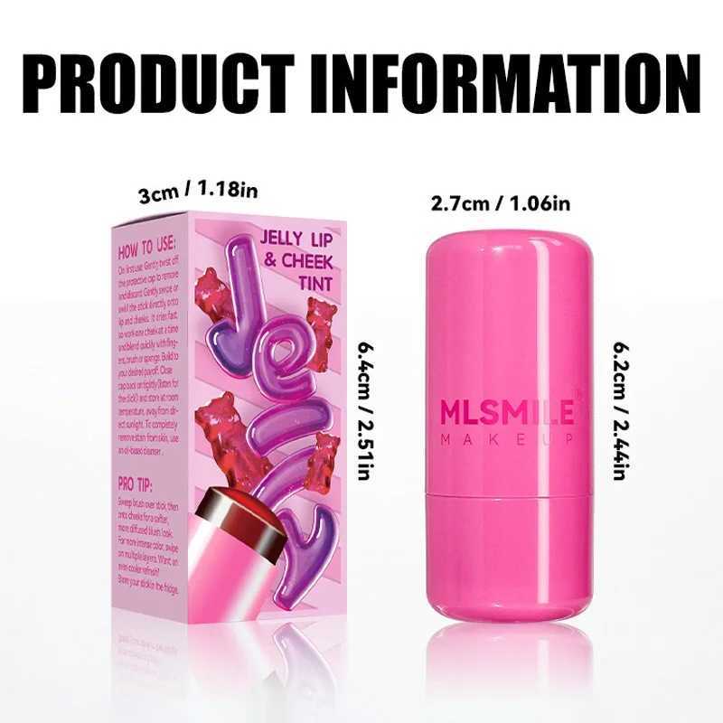 4Colors Multi-Use Jelly Tint B Stick Moisturizing Natural Lip Eyes Cheek Stain Water Lip Gloss Brighten Cream Contour MakeupW250220