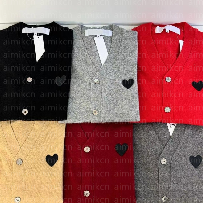 Designer Mens Hoodie Womens Sweater Heart Eyes Embroidered Round Neck Pullover with Velvet for warmth cotton sweater bottom top