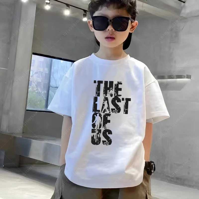 T-shirts The Last of Us T-Shirts Game Cotton Print Streetwear Children Casual Fashion Oversized Short Sleeve Shirt Kid Tee Tops Boys Teen H250220