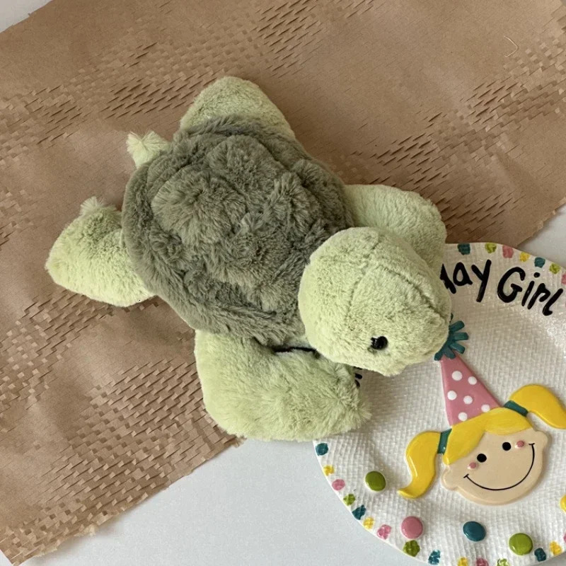 Realistic Tortoise Plush Toys Sea Turtle Soft Cute Animal Doll Stuffed Keyring Car Bag Children Gift 250220