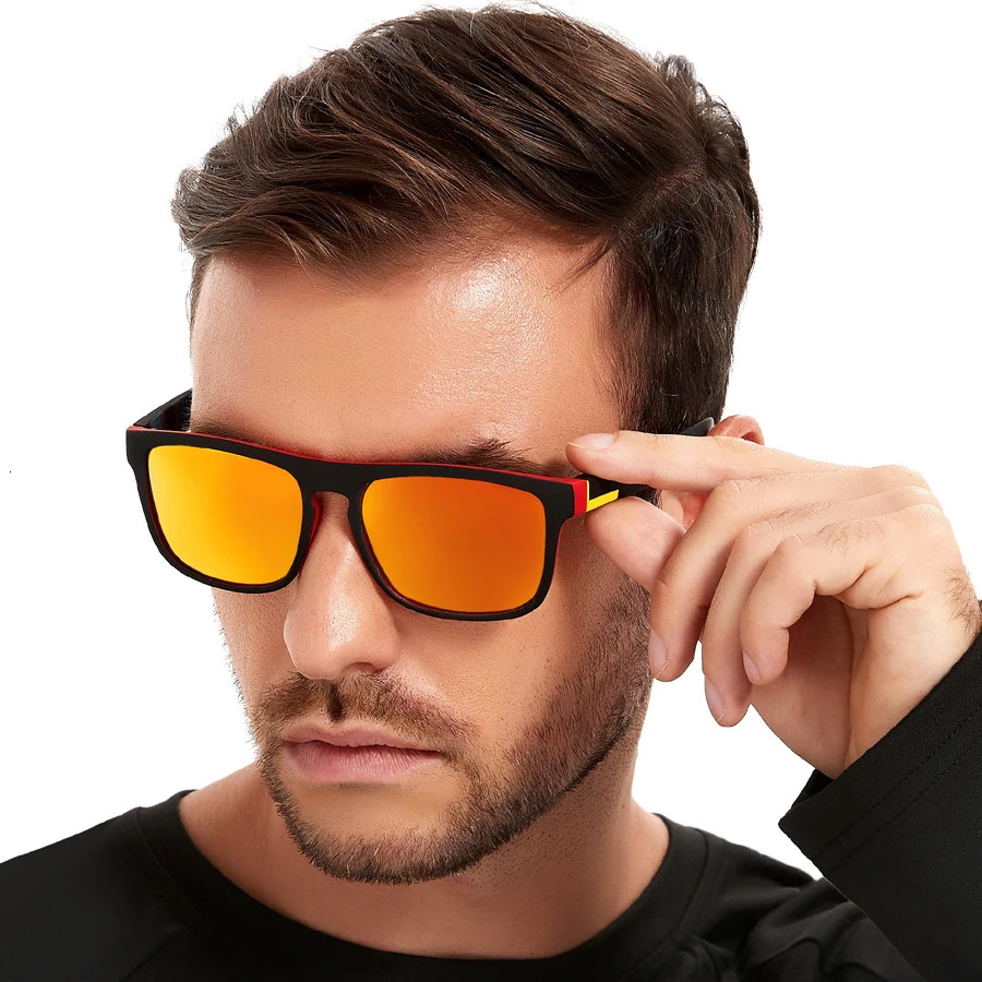 3 Pieces Fashion Vintage Square Sports Sunglasses Men Women Fishing Driving Man Sun Glasses Retro Eyewear UV400 250214