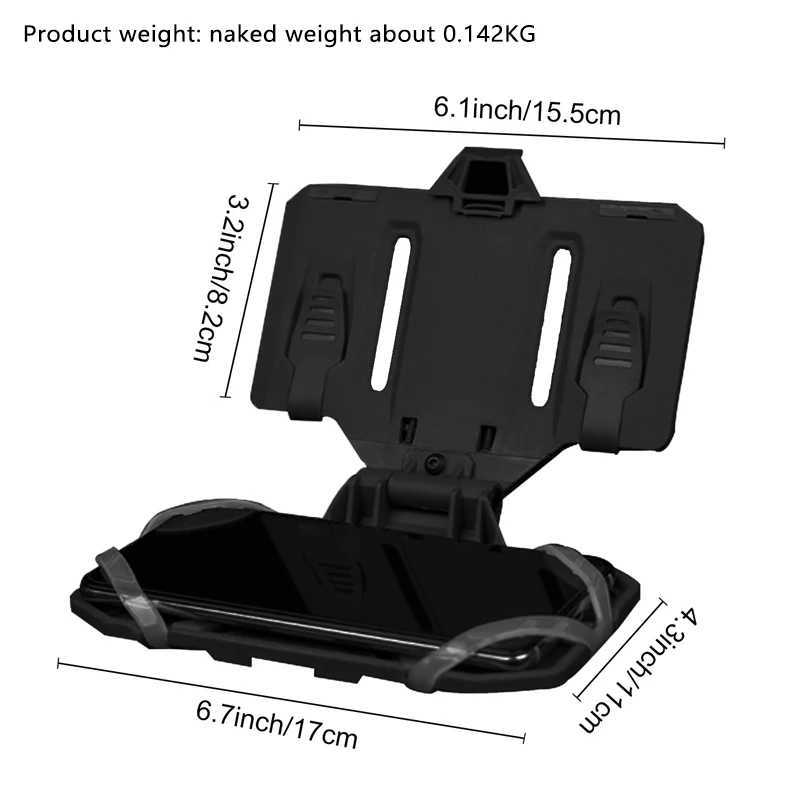 Multi-function mounted Tactical vest chest mounted universal chest mobile phone board carrier folding navigation board holderXJ250219
