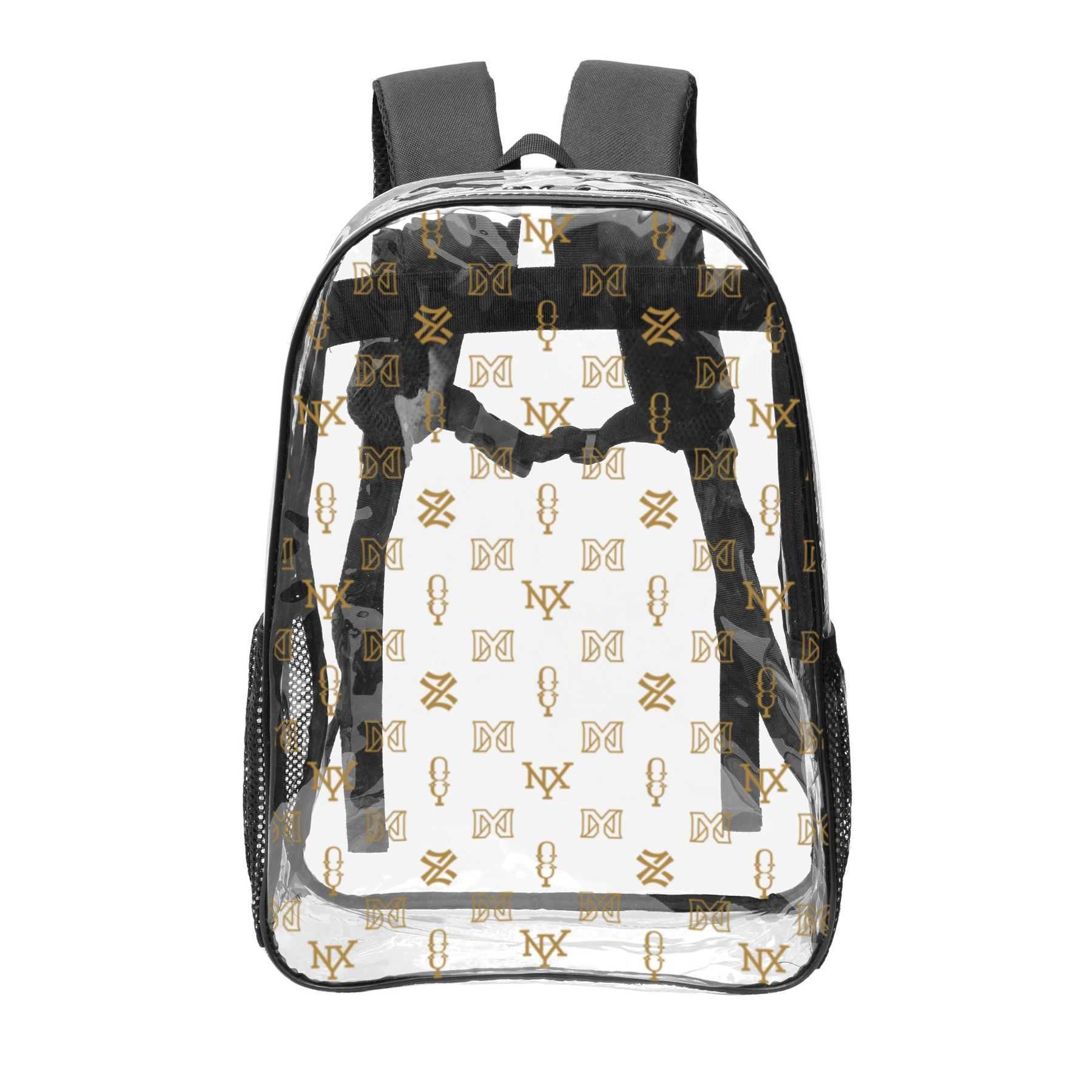 Lanjia NXY Transparent Pvc Backpack Bagpack Mens Designer Back Pack Large Laptop Backpacks Women Print School Bookbag F