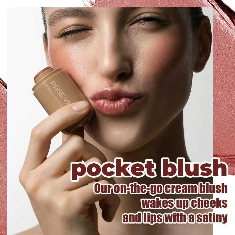 PAGE VINE Pocket B Stick Lip Cheek Hydra Stick Highlighter Brightens Natural Hydrated Skin Creamy For Cosmetics MakeupW250220