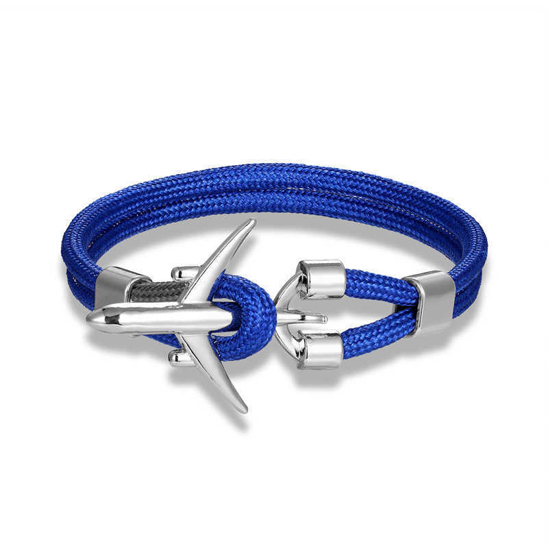 Charm Bracelets Fashion jewelry popular jewelry fashion mens Polyester 550 umbrella rope aircraft Bracelet H25220