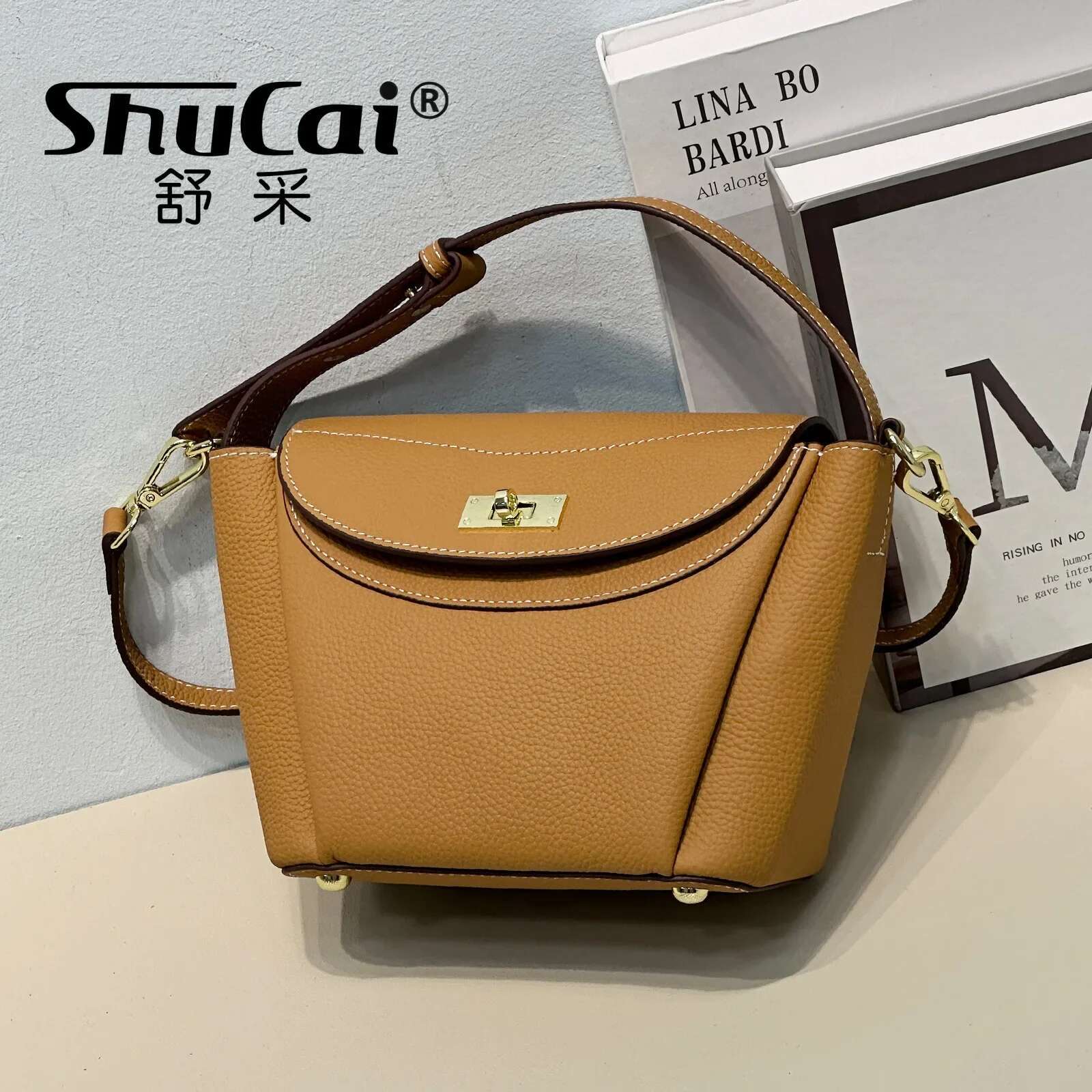 Genuine Leather Women Shoulder Crossbody Pillow Designer Tote Bag For Woman Handbag