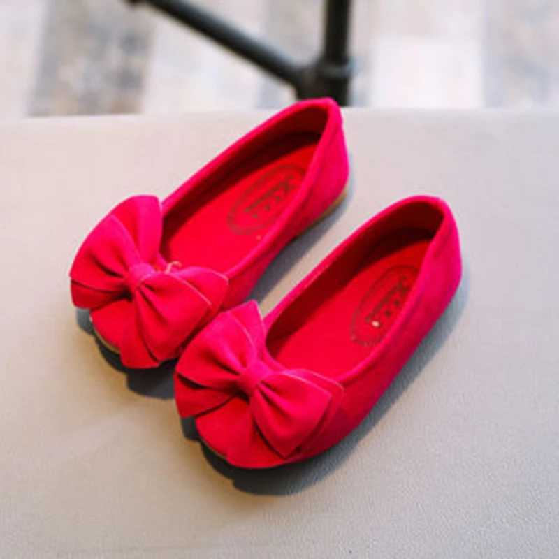 2019 Brand New Fashion Children Princess Shoes Kids Girl Dress Party Shoes Flats Casual Single First Walkers Soft Slip-on X250220