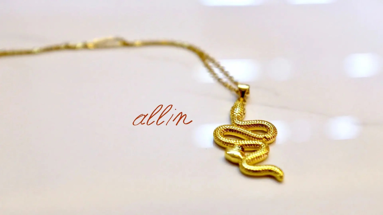 Snake style fashion neutral wind collarbone chain necklace for women 250220
