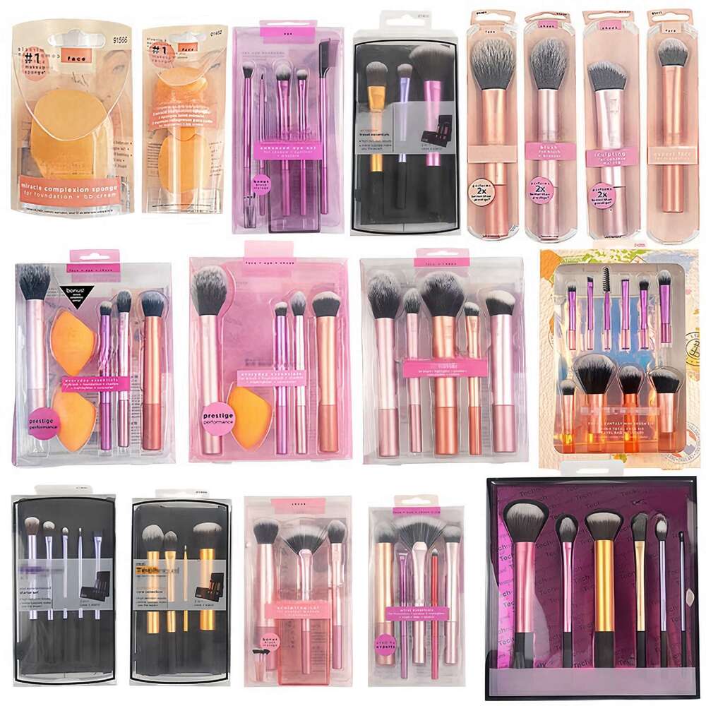 Brand high quality RT Makeup Brush Set Brush With PU Bag Professional Brush For Powder Foundation Blush Eyeshadow portable cosmetic brush