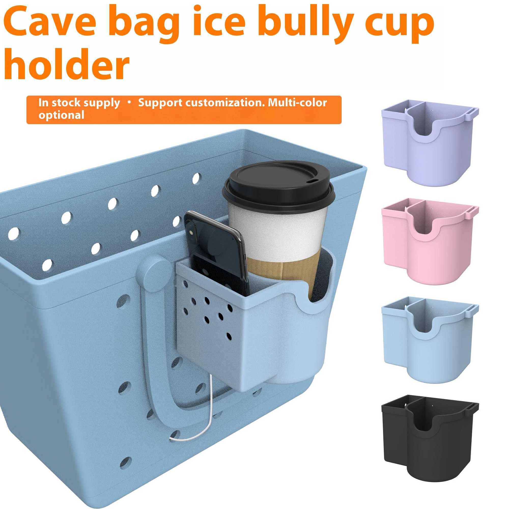 Storage Pouch for Bogg Beach Bag Connector Soft Silicone Waterproof Phone Holder Water Cup Holder Phone Storage Organizer Z250219