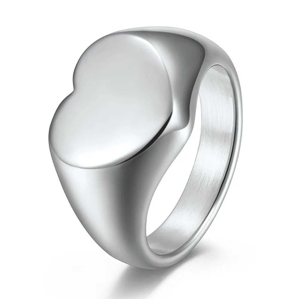 Cute Round Rings for Wen Stainless Steel Simple Geetric Finger Vintage Fishion Excellent Quality X250220