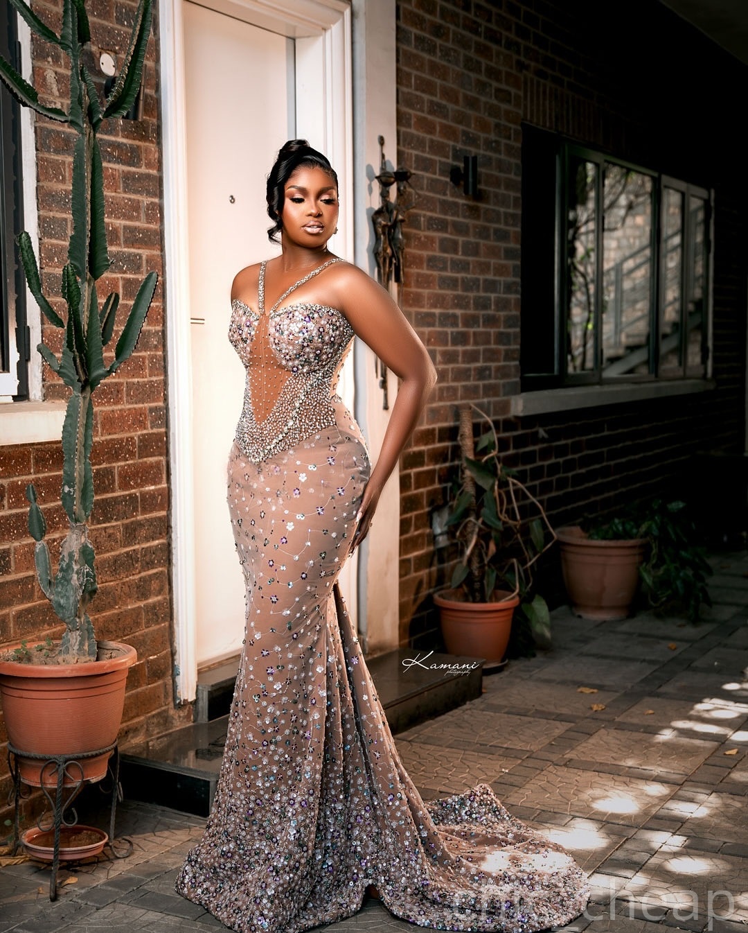 Sparkly Mermaid Prom Dresses 2025 Illusion Crystals Beaded Evening Formal Party Second Birthday Engagement Gowns Plus Size Dress For Special Occasions