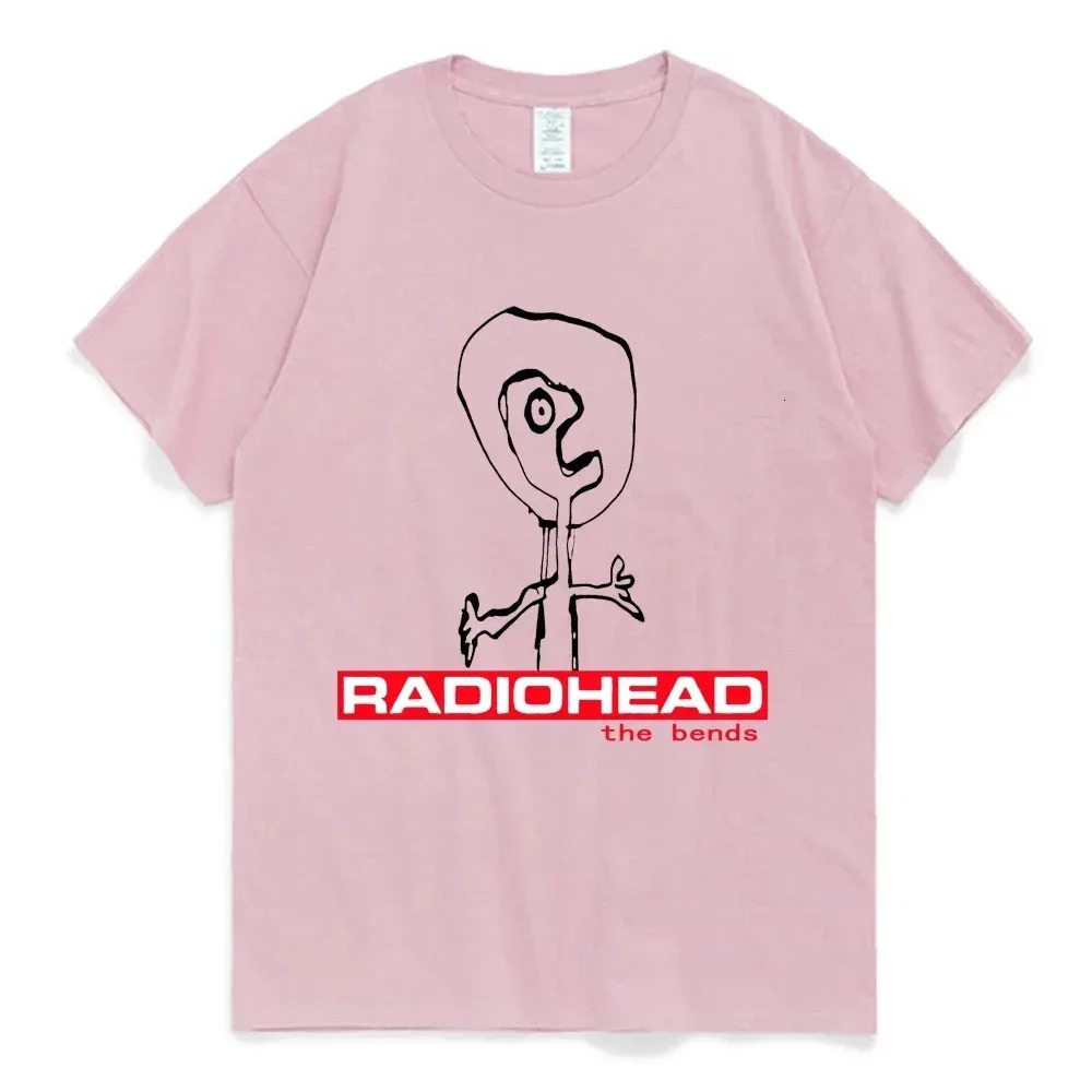 Summer Radiohead The Bends Tshirt Men Women Cotton Tee Hip Hop Short Sleeve T Shirt Clothes Tshirts Tops Gift For Fans 250218