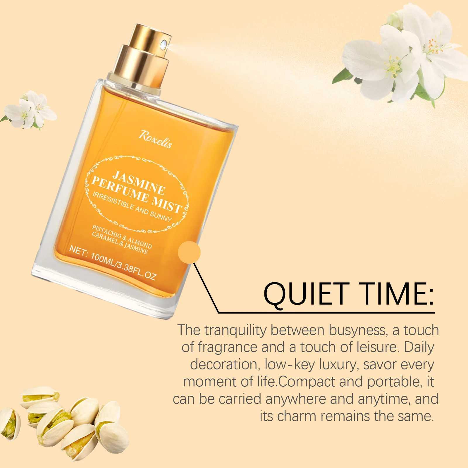 Jasmine Light Fragrance Perfume Attract Pheromone Long Lasting Scent Fresh Dating High Quality Improve Charm Women Body PerfumesXJ250220