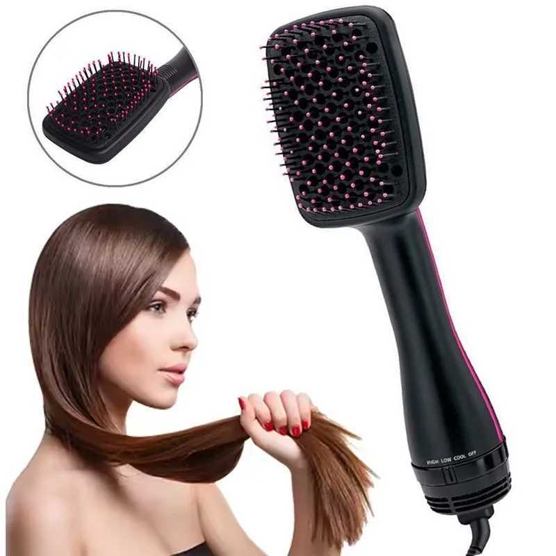 Professional Salon Multifunctional Electric Blow Tangle-free Volumizer One Step Hair Dryer Straightening Hot Air Brush For Woman W250220