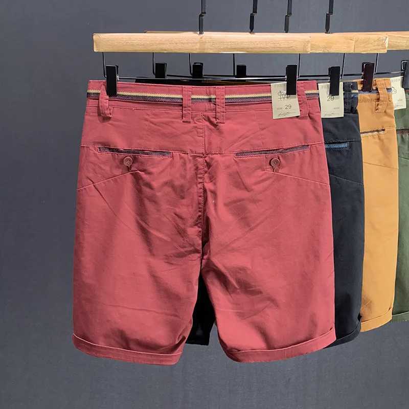 Mens casual shorts 2024 new summer thin cotton outdoor mountain sports pants loose straight cargo beach shorts X250220