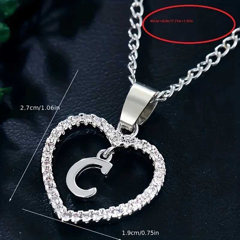 Bohemian Style Heart-shed Letter Pendant Necklace Wedding Party Gift For Men And WomenDelicate Gift for Men And WomenXJ250219