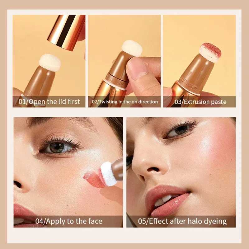 New Cream Bronzer Contour Ber Beauty Wand Highlighter B With Cushion Liquid Face Bronzer Wand Stick Applicator MakeupW250220