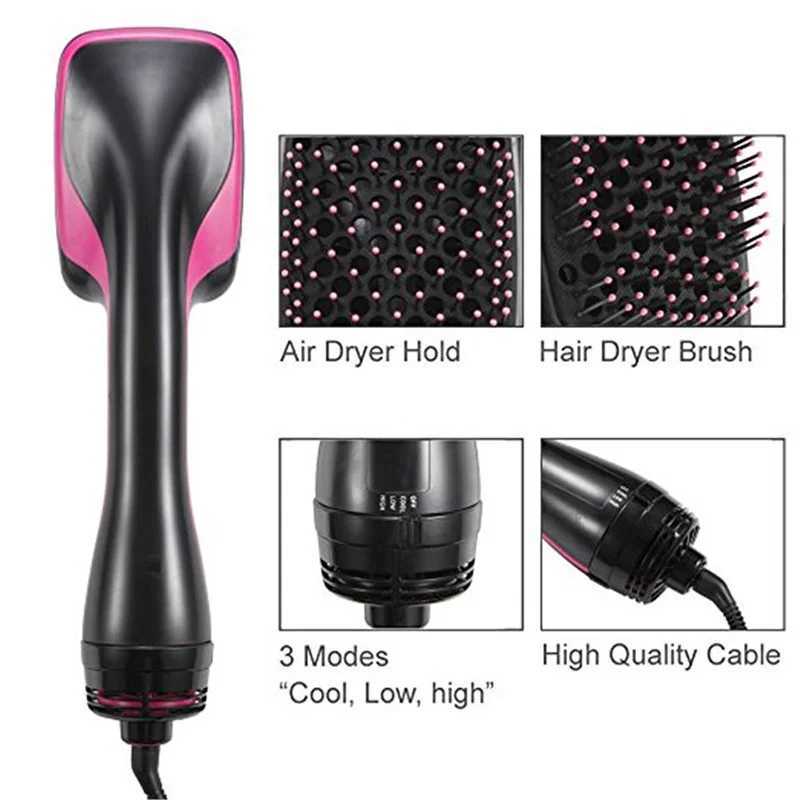 Hot Air Blower Hair Dryer Brush Blow Dryer Brush Styler For Rotating Straightening Brush Dryer Cheap Hair Dryer W250220