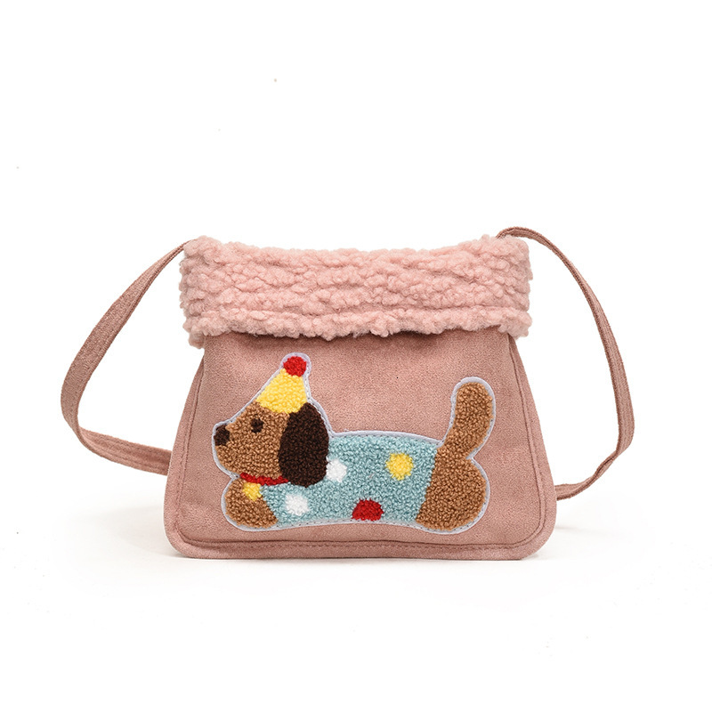 Mao collar small square 2025 new popular versatile handbag women's shoulder cute sausage dog crossbody bag #swissmilitary