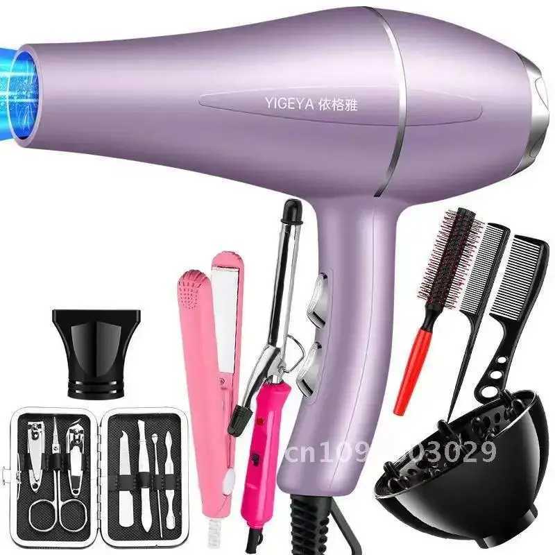220V 200W Dryer Professional Hair Gear Strong Power Blow Hair Dryer Hair Brush For Tools Barber Dryer Salon Hairdressing Fan W250220