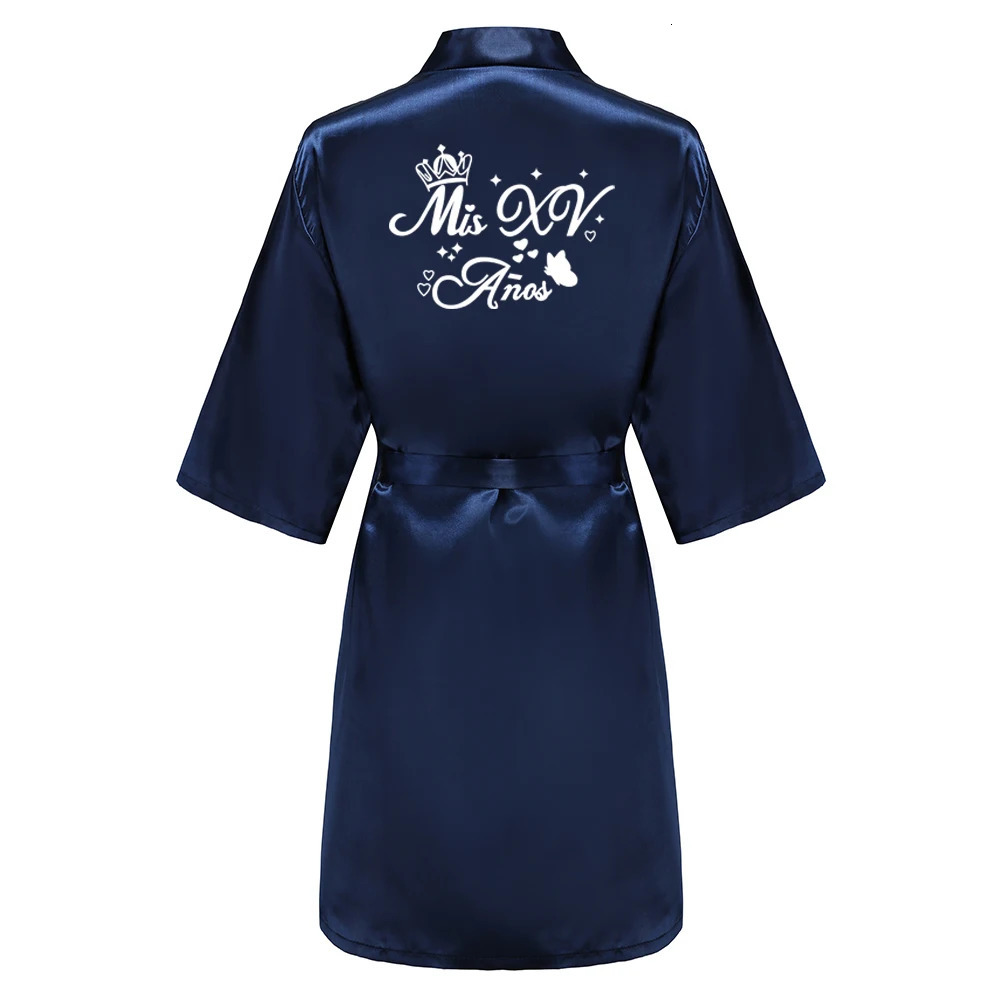 My Fifteen Years Bathrobe Mother of the Fifteen Dress Woman Homewear Party Gift 250219