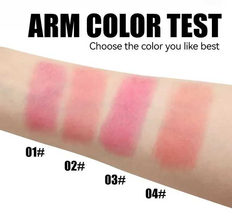 4 Color Jelly Lip Cheek Tint Stick Moisturizing Clear Brighten Lipgloss Lipstick Lasting Tinted B Cream Matte Contour MakeupW250220