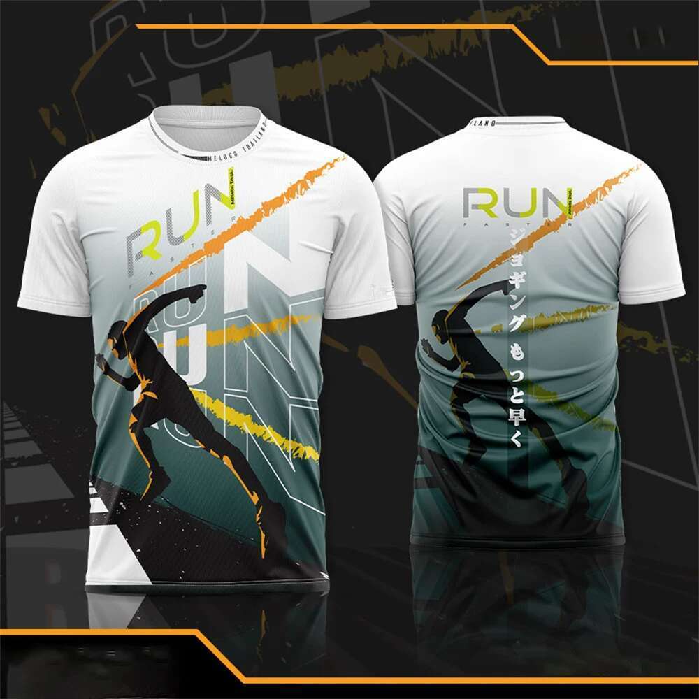 Unisex T-shirt with short sleeves, 3D printing, quick drying, comfortable clothing, fitness, outdoor sports, running, summer, adt y2k