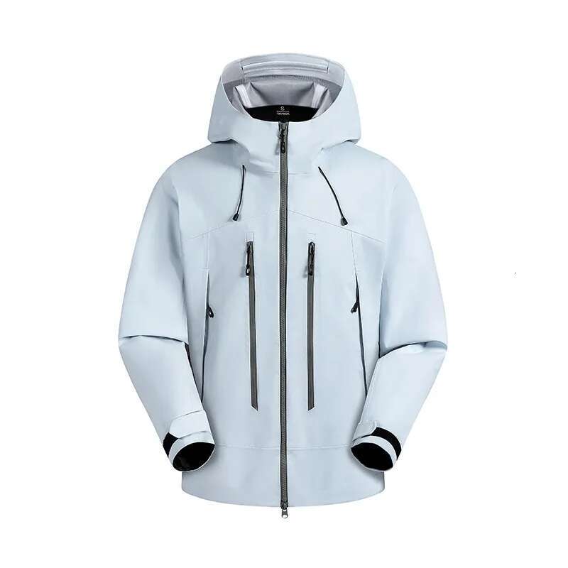 designer Men's Sports All-In-One Ski Camping Outdoor Fashion Leisure Mountaineering Waterproof Storm Jacket