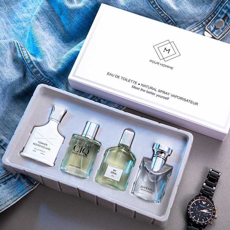 Men Perfume Gift Box Freesia Womens Perfume Set Masculinos Set Lasting Fragrance Spray Floral Scent Pheromone Cologne PerfumesXJ250220