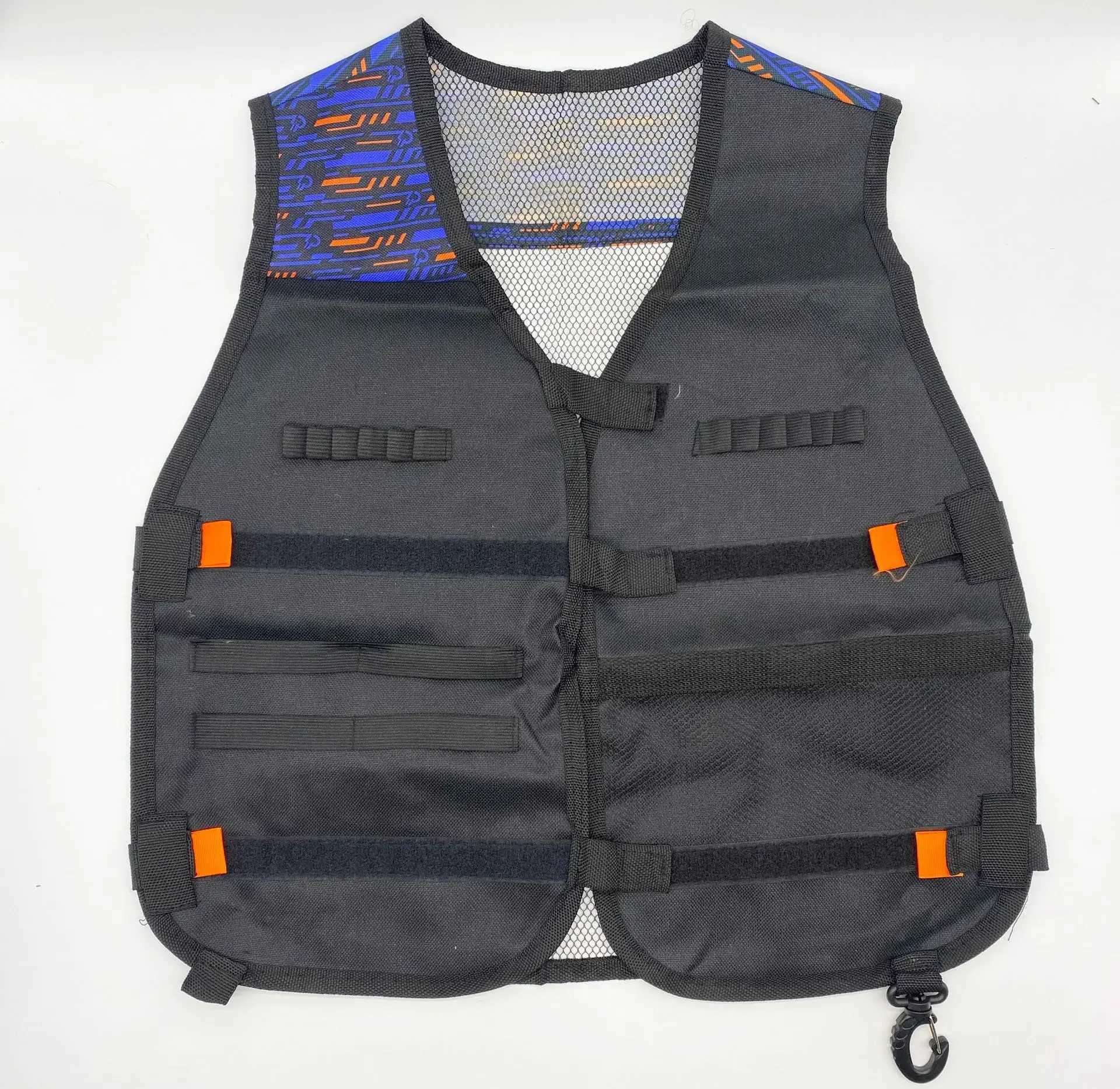 Children Black Camouflage Tactical Vest Kit Kids Tactics Vest Supply for Nerf N-Strike Elite/Mega/Rival/SeriesXJ250219