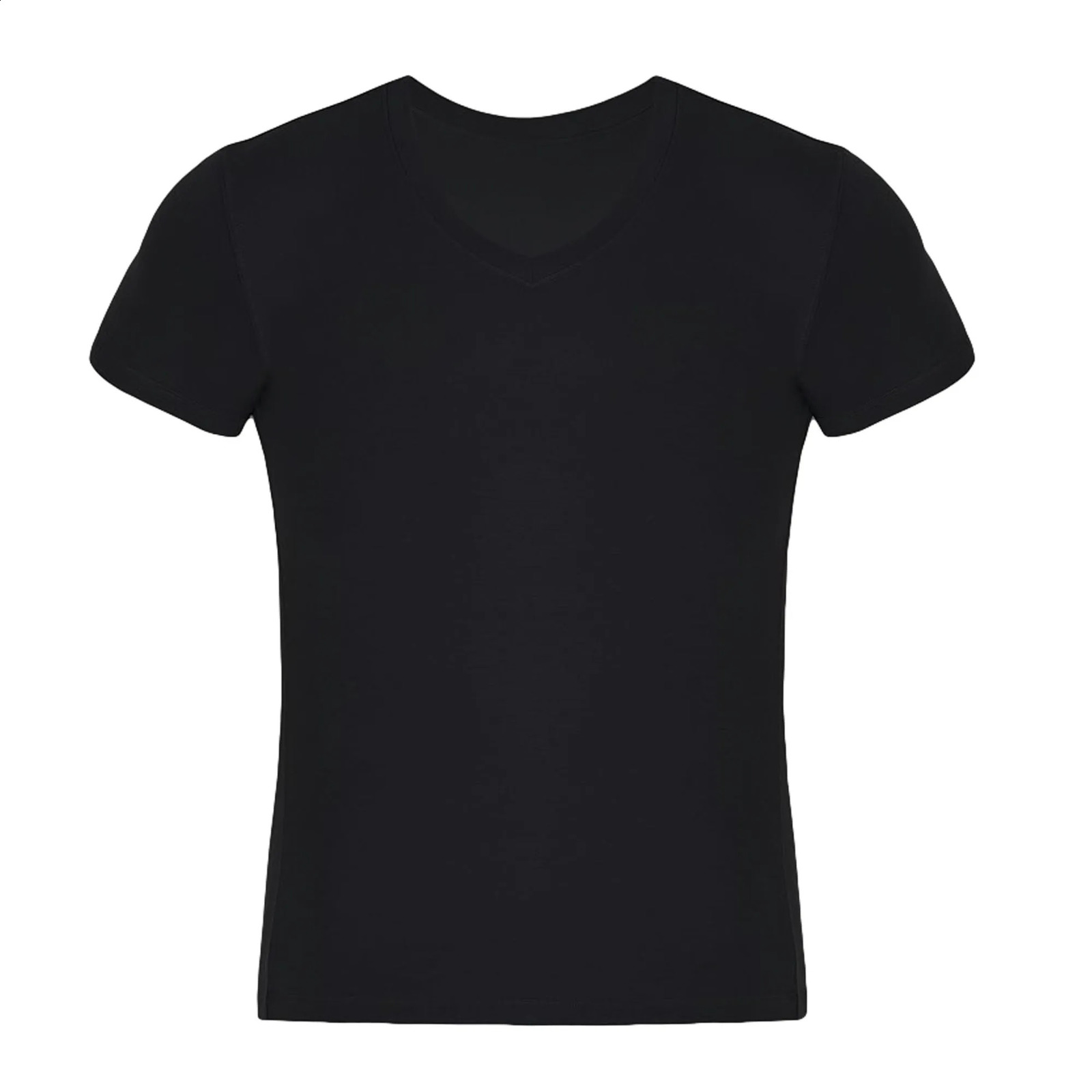 V Neck T Shirts for Men Rayon Made from Bamboo Tees Moisture Wicking Undershirts 1 Pack 250217