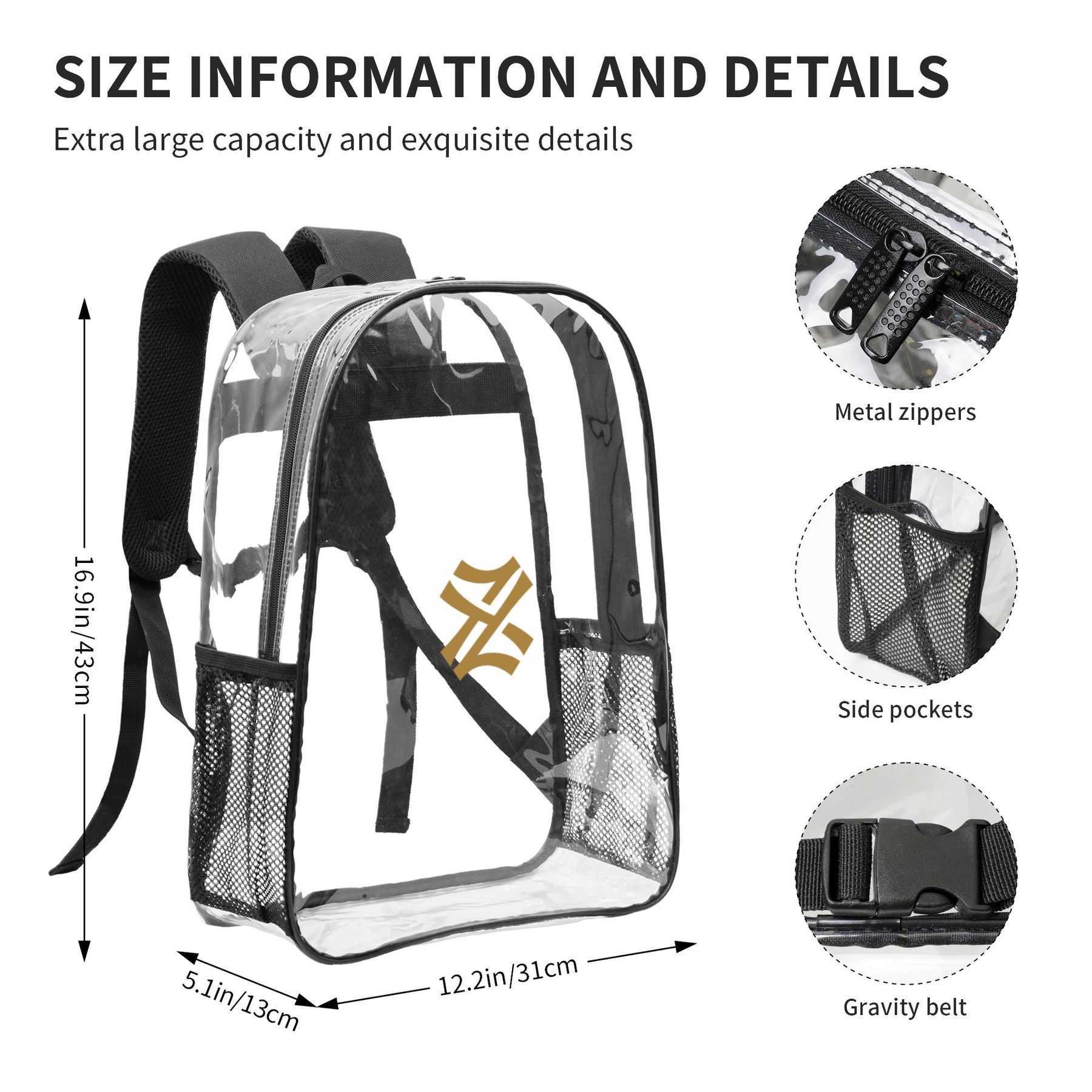 NXY Pvc Backpack Luxury Designer Bookbag Mens Large Back Pack Bags Women Portable Travel Backpacks Student Book Schoolbag 250220