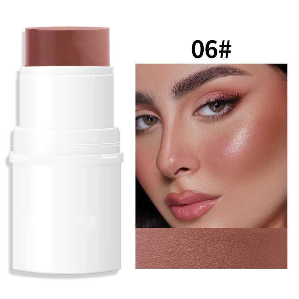 6-color lazy high-gloss repairing red rouge lescent b cream b stick monochrome matte bW250220