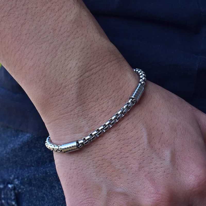 Classic Cu Cuban Bracelet for Men Jewelry Stainl Steel Dragon Link Chain Bracelets Hand Jewelry GiftsXJ250219