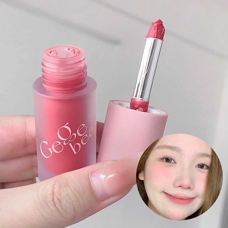 Multi function B brush makeup mud lines cheeks lipstick mud durable velvet matt monochrome cream redW250220